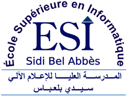 شعار المدرسة العليا في الإعلام الآلي سيدي بلعباس